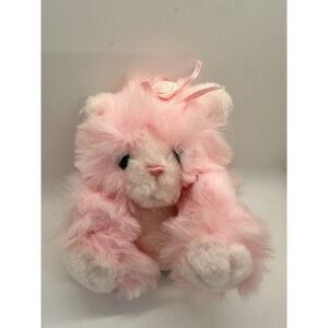 Vintage 1993 Joelson Small Pink Cat‎ Plush